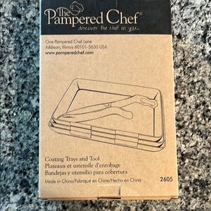 Pampered Chef Coating Trays and Tool BRAND NEW!!!!